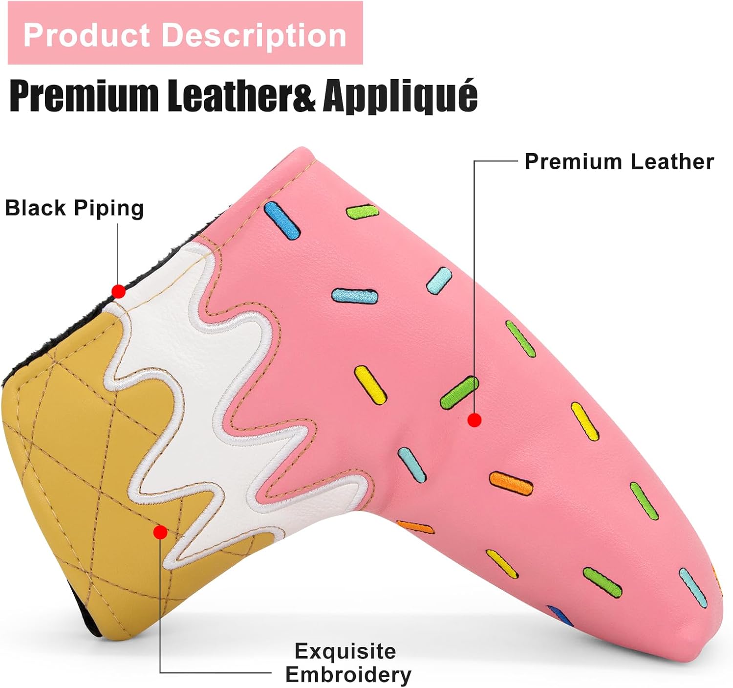 Ice Cream Blade Putter Cover β Sweet Style, Soft Feel, and a Hole-in-One Fit! π¦ποΈββοΈ