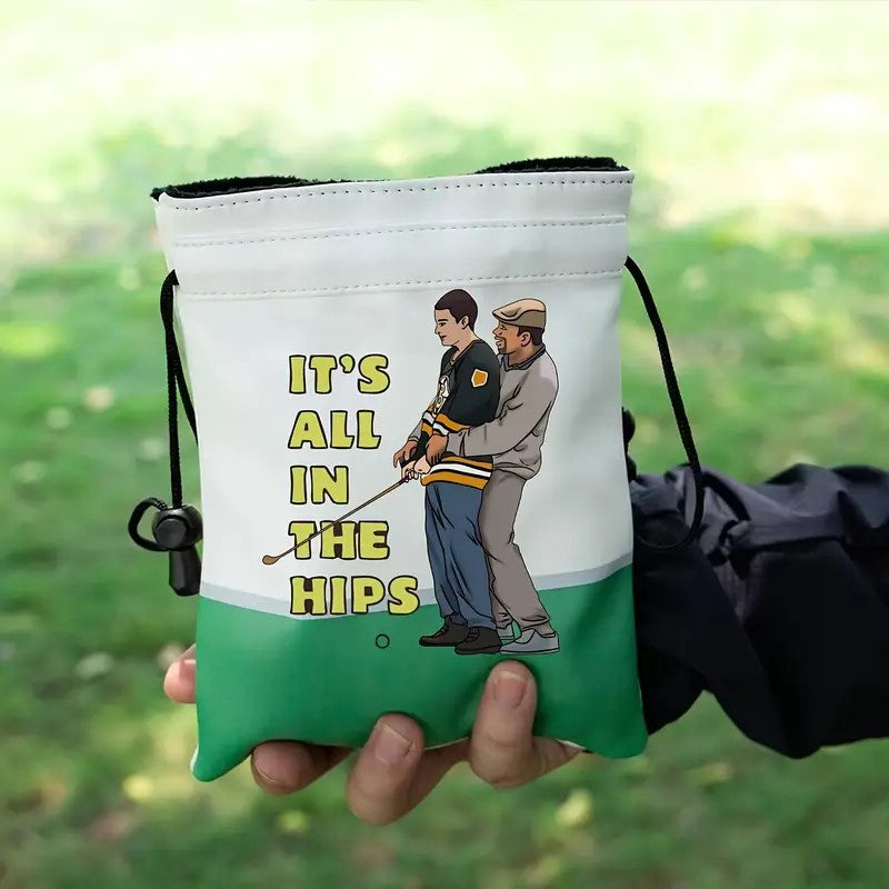 ITS ALL IN THE HIPS Golf Pouch – Tee Off in Style & Keep Essentials Safe! ⛳🔥