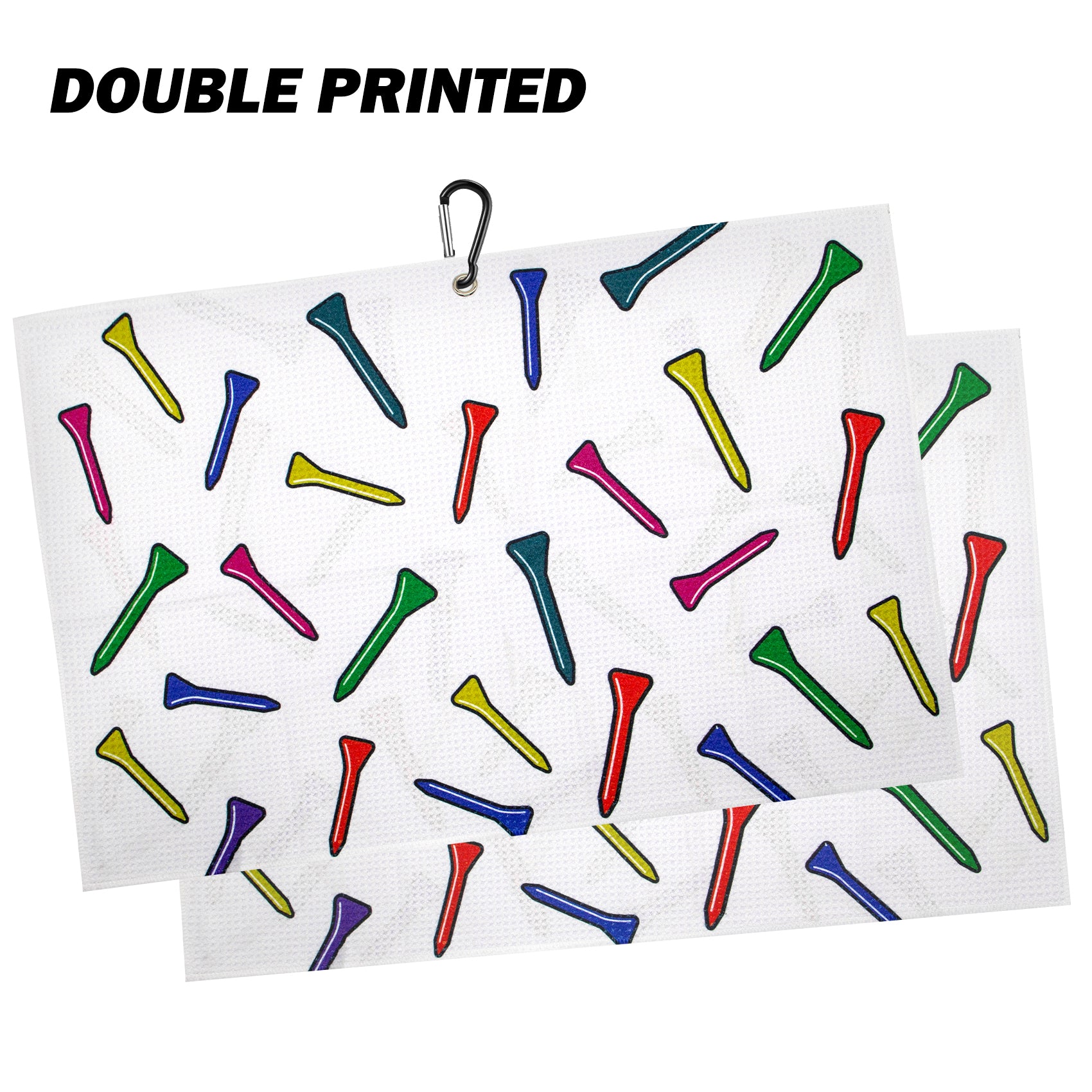 β³ Golf Tees Microfiber Golf Towel β Clean, Dry, and Tee-rific! ποΈββοΈπ―