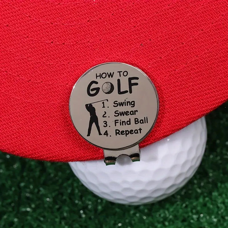 Marker with hat clip ⛳️ HOW TO GOLF Marker– Never Lose Your Marker Again! 🎯