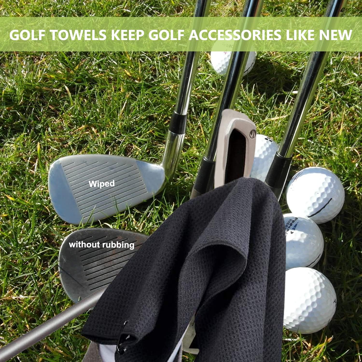 β³ Microfiber Golf Towel with Clip β Absorbent & Awesome! π―π¦ QTY x 1