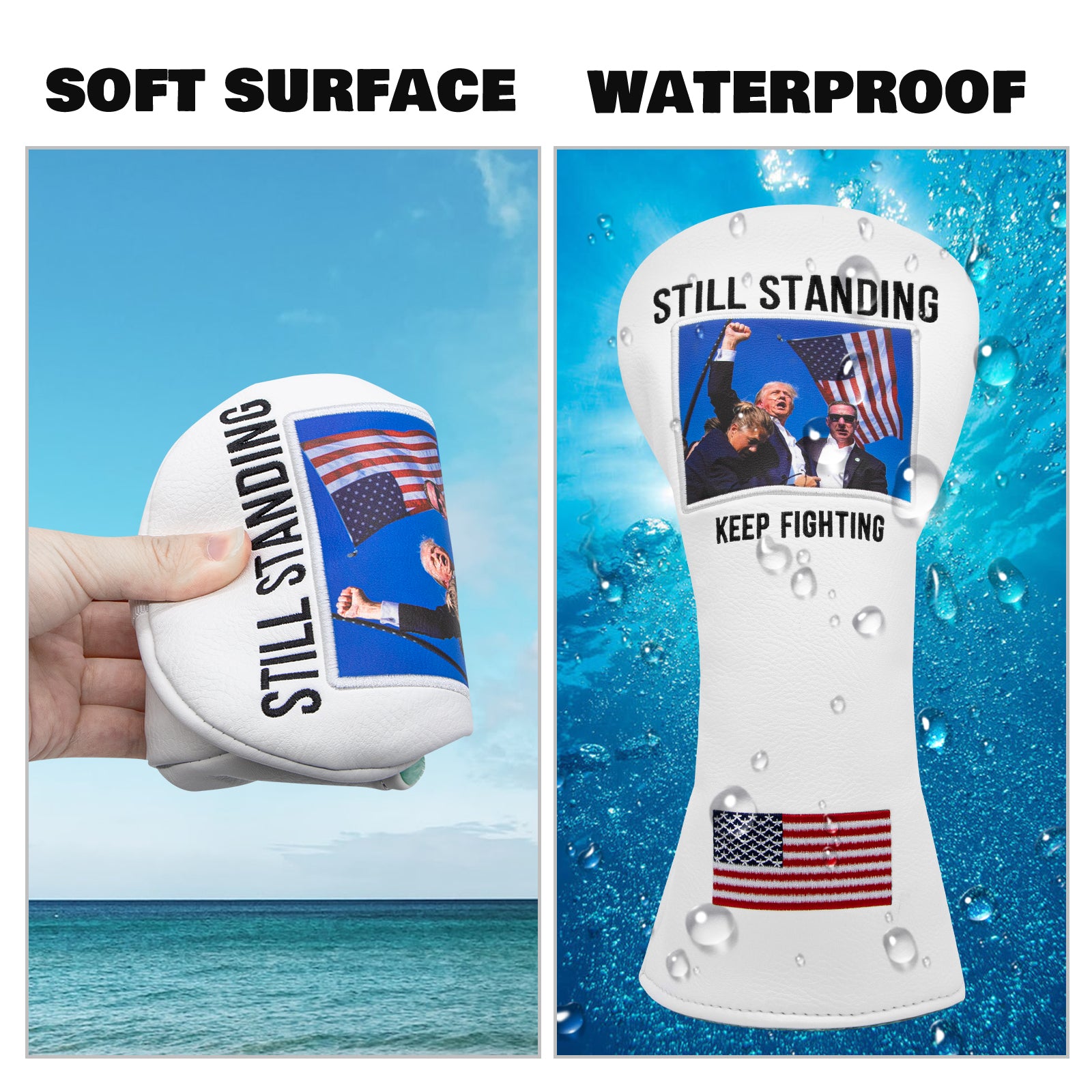 STILL STANDING Golf Club Headcovers (Driver, Wood, Hybrid)β Fun, Durable, & Stylish! π¦ποΈββοΈ