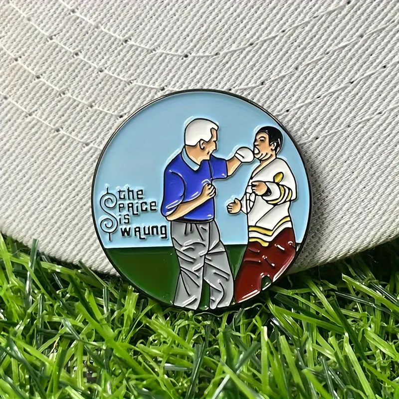 Marker with hat clip ⛳️ THE PRICE IS WRONG Golf Marker– Never Lose Your Marker Again! 🎯