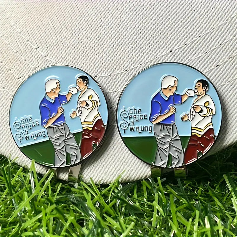 Marker with hat clip ⛳️ THE PRICE IS WRONG Golf Marker– Never Lose Your Marker Again! 🎯