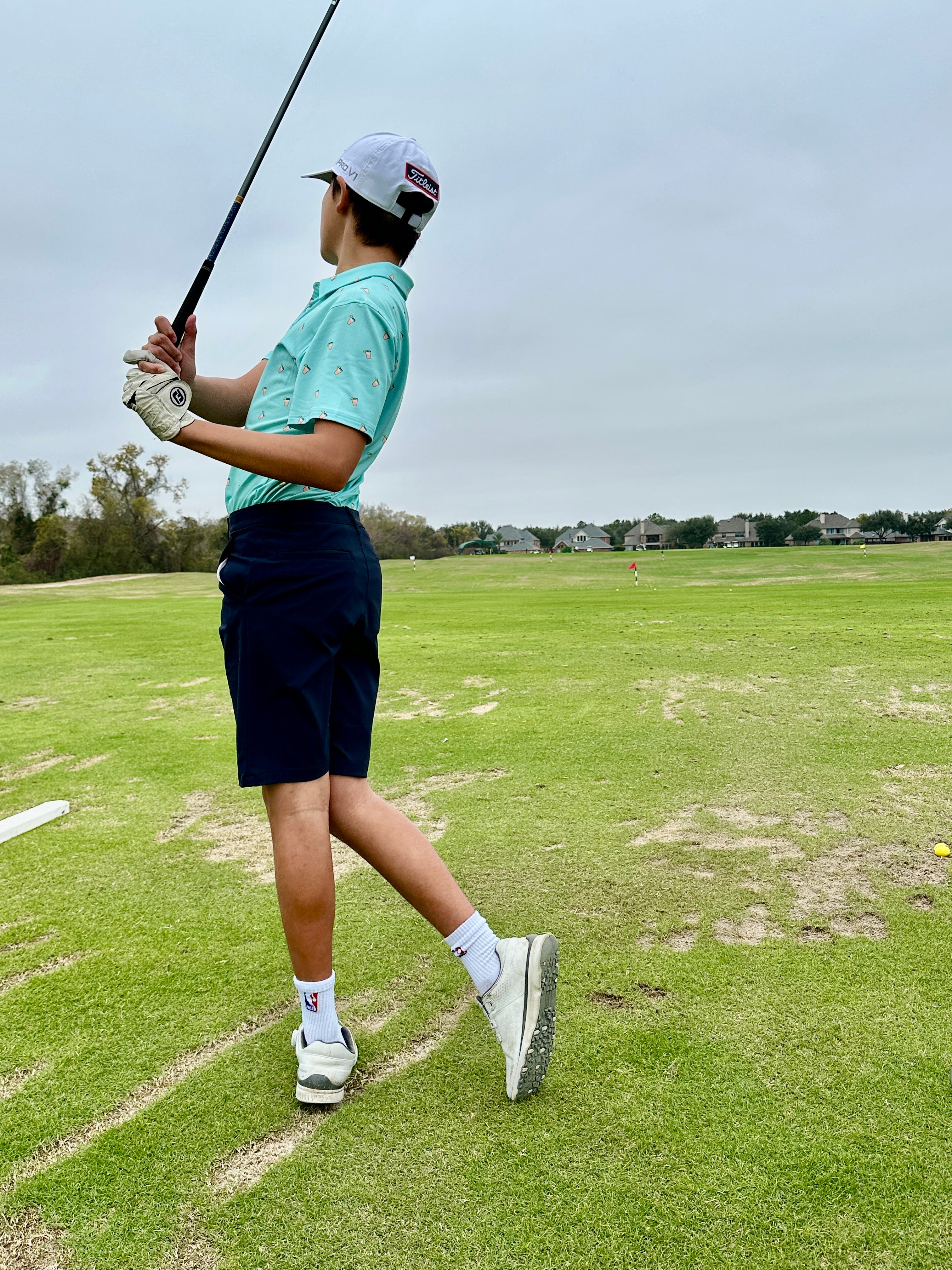 (Youth) Little Legends UniCaddie Golf Polo β Green Blast Style!