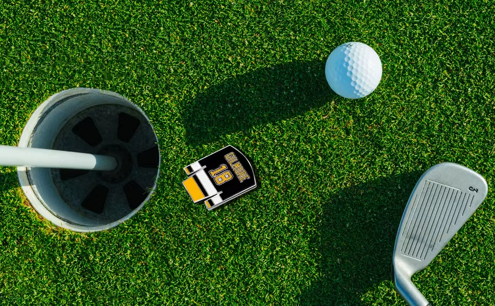 Marker with hat clip ⛳️ GILMORE 18 Golf Marker– Never Lose Your Marker Again! 🎯