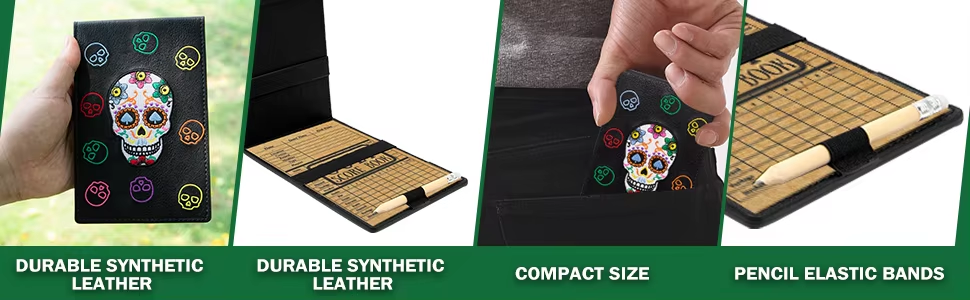 β³ Scorecard Holder (Sugar Skull) β Keep Your Game on Track in Style! ποΈββοΈβ¨