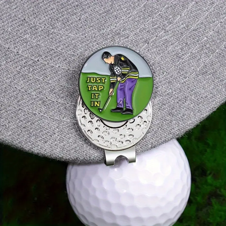 Marker with hat clip β³οΈ JUST TAP IT IN Golf β Never Lose Your Marker Again! π―