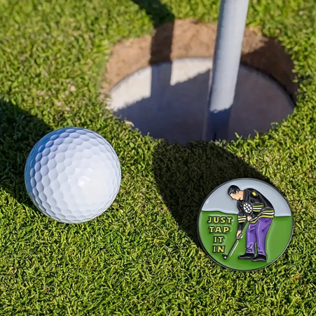 Marker with hat clip β³οΈ JUST TAP IT IN Golf β Never Lose Your Marker Again! π―