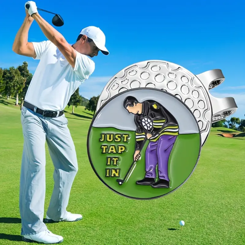 Marker with hat clip β³οΈ JUST TAP IT IN Golf β Never Lose Your Marker Again! π―