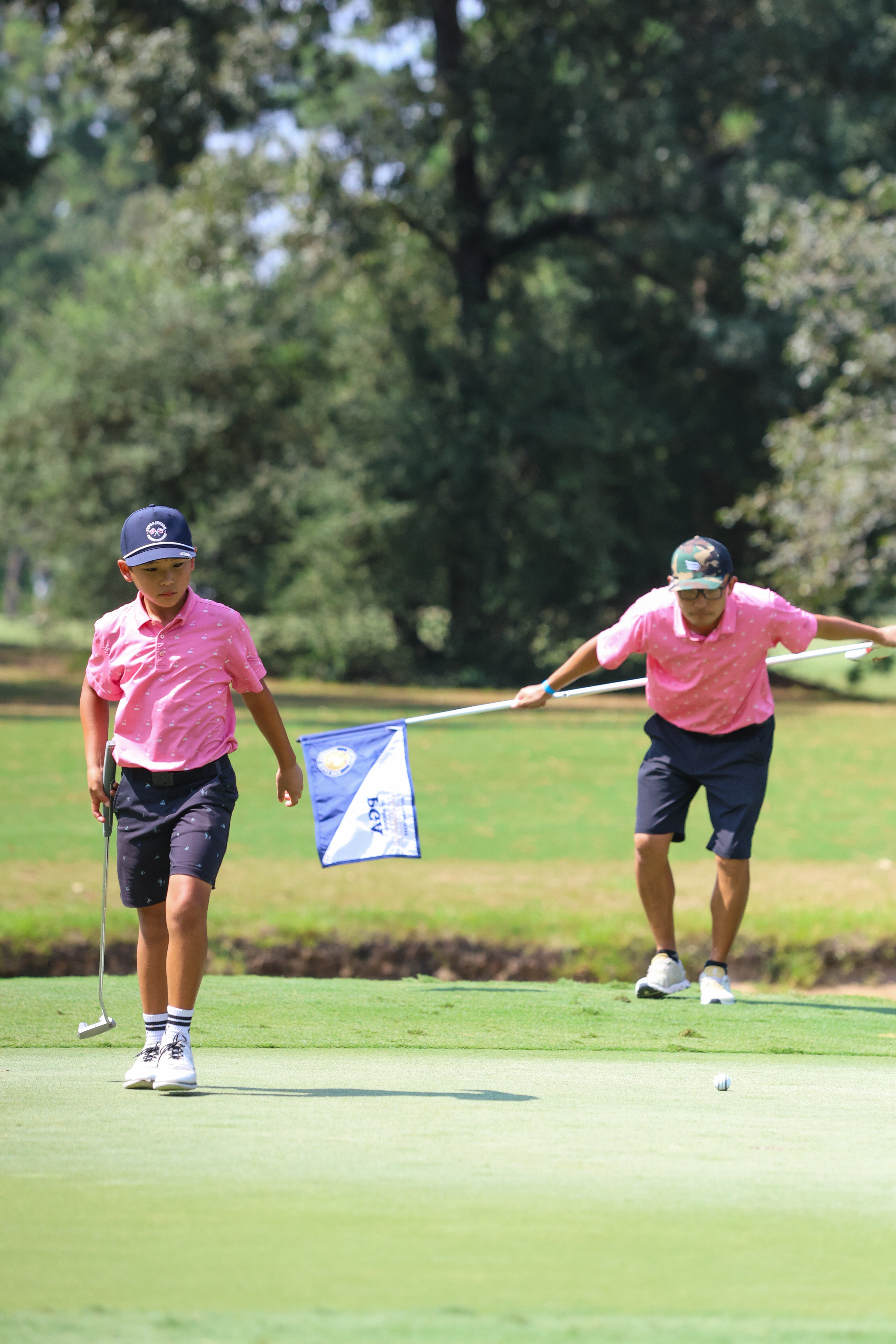 (Men) UniCaddie Ace Golf Polo β Crisp, Classic, Cool in Pink!