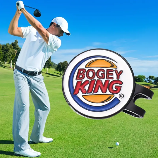 Marker with hat clip ⛳️ BOGEY KING Golf Marker– Never Lose Your Marker Again! 🎯
