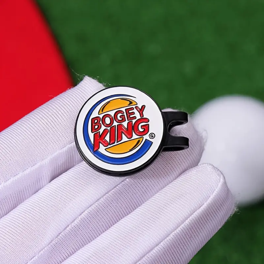 Marker with hat clip ⛳️ BOGEY KING Golf Marker– Never Lose Your Marker Again! 🎯