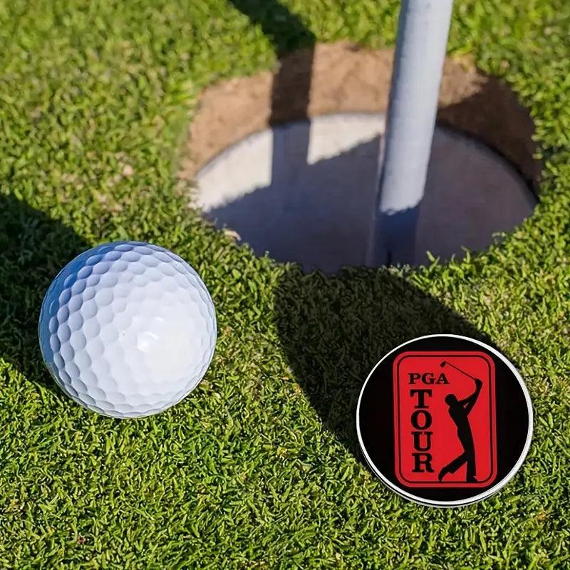 Marker with hat clip ⛳️ PGA TOUR Golf Marker– Never Lose Your Marker Again! 🎯