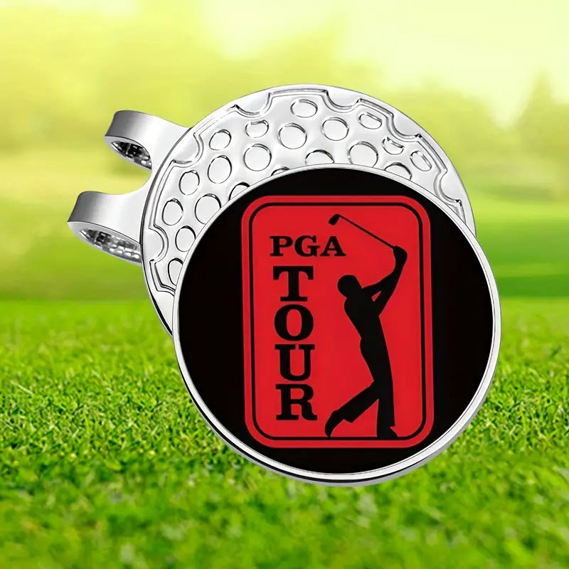 Marker with hat clip ⛳️ PGA TOUR Golf Marker– Never Lose Your Marker Again! 🎯