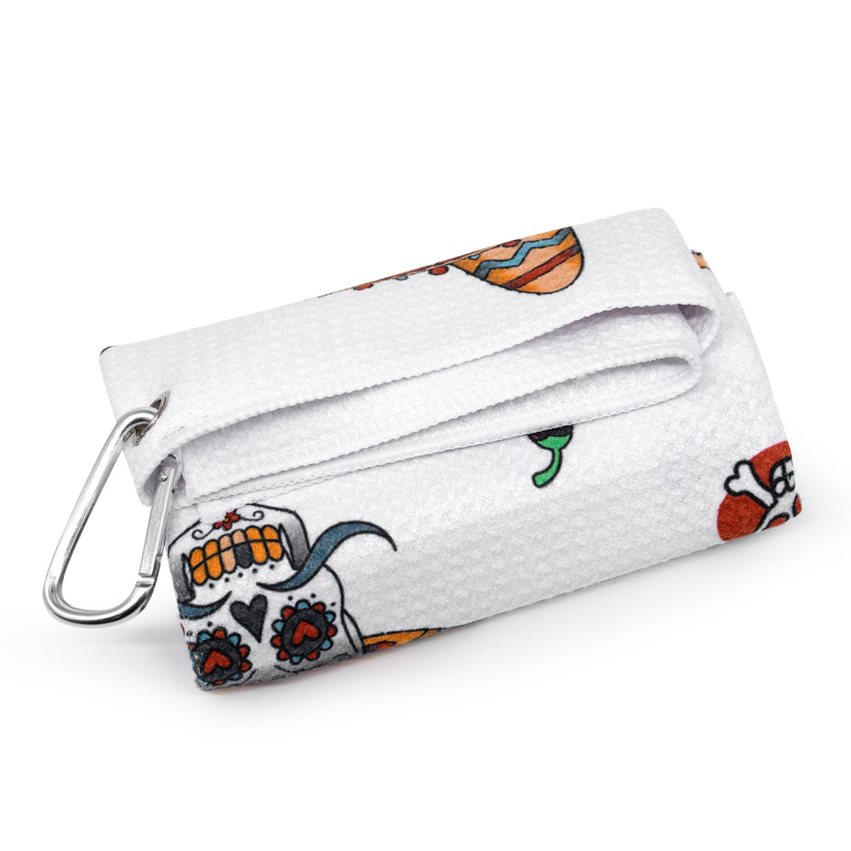 β³ Sugar Skull Microfiber Golf Towel β Play in Style, Clean with Power! ππ―