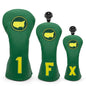 **New Arrival** Golf Club Head Covers (Green Masters) – 4 options available. Premium driver, fairway wood, and hybrid covers for golfers. Durable and stylish