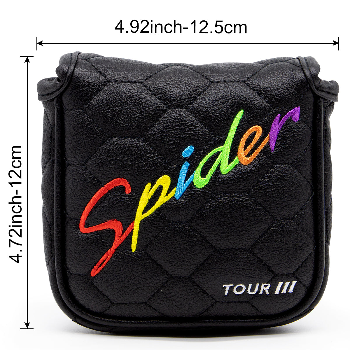 **New Arrivals** Faux Leather Putter Cover (Spider- Mallet） – Durable, Soft, and Stylish Headcover with Magnetic Closure for Secure Fit. Protects Your Putter from Dings and Scratches