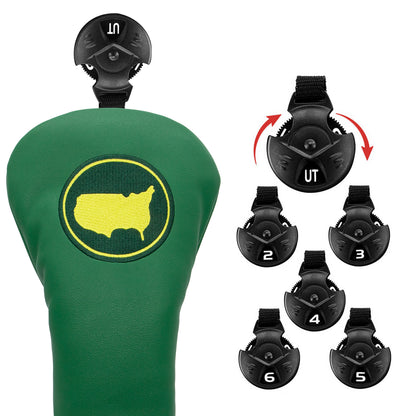 **New Arrival** Golf Club Head Covers (Green Masters) – 4 options available. Premium driver, fairway wood, and hybrid covers for golfers. Durable and stylish