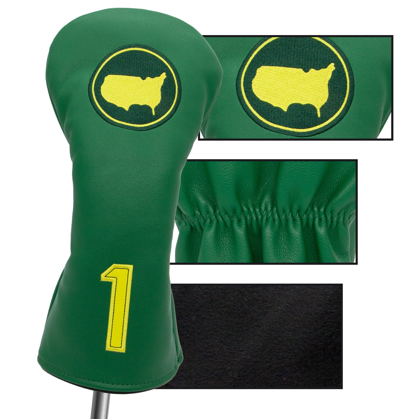 **New Arrival** Golf Club Head Covers (Green Masters) – 4 options available. Premium driver, fairway wood, and hybrid covers for golfers. Durable and stylish