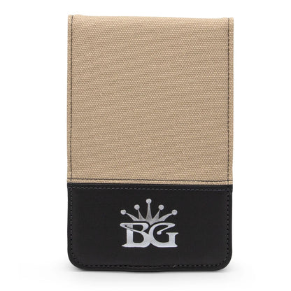 Elite Leather Golf Scorecard (BG) - Durable Synthetic Leather, Compact, Fits Standard Cards & Books