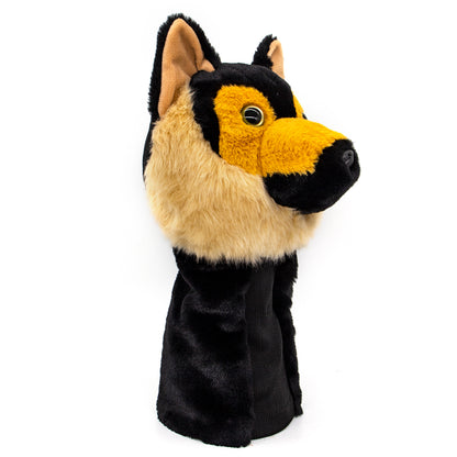 Golf Driver Head Cover (German Shepperd) – Fits 460CC clubs. Perfect for TaylorMade, Titleist, Callaway, Ping. Stylish, funny animal design. Durable and universal fit