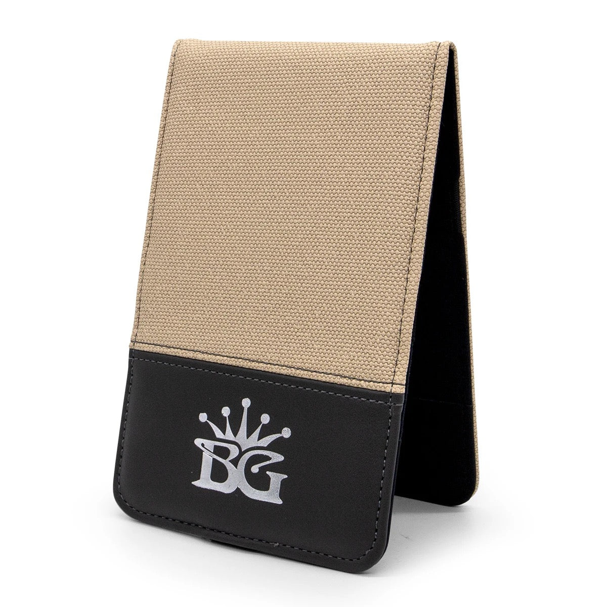 Elite Leather Golf Scorecard (BG) - Durable Synthetic Leather, Compact, Fits Standard Cards & Books