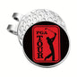 (PGA Tour) Golf Ball Marker with High-Quality Magnetic Hat Clip – Durable, Strong Hold, and Easy Access on the Course