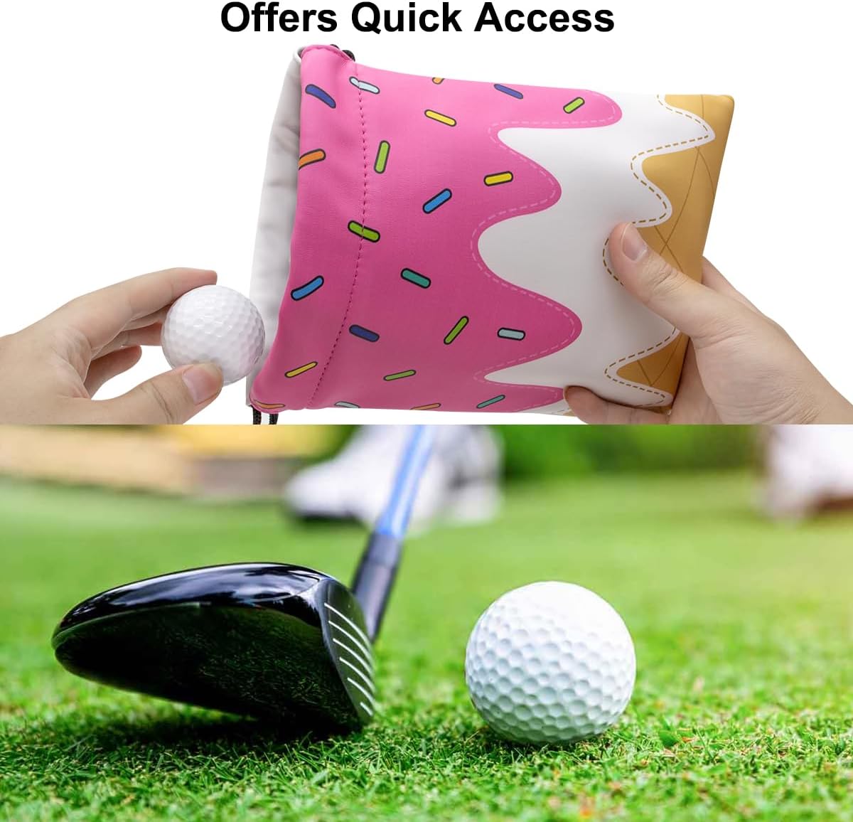 Ice Cream Golf Pouch– Bold, Stylish & Built for the Green! 🎉