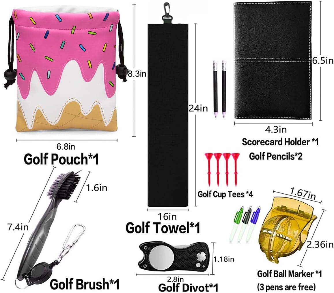 Ice Cream Golf Pouch– Bold, Stylish & Built for the Green! 🎉