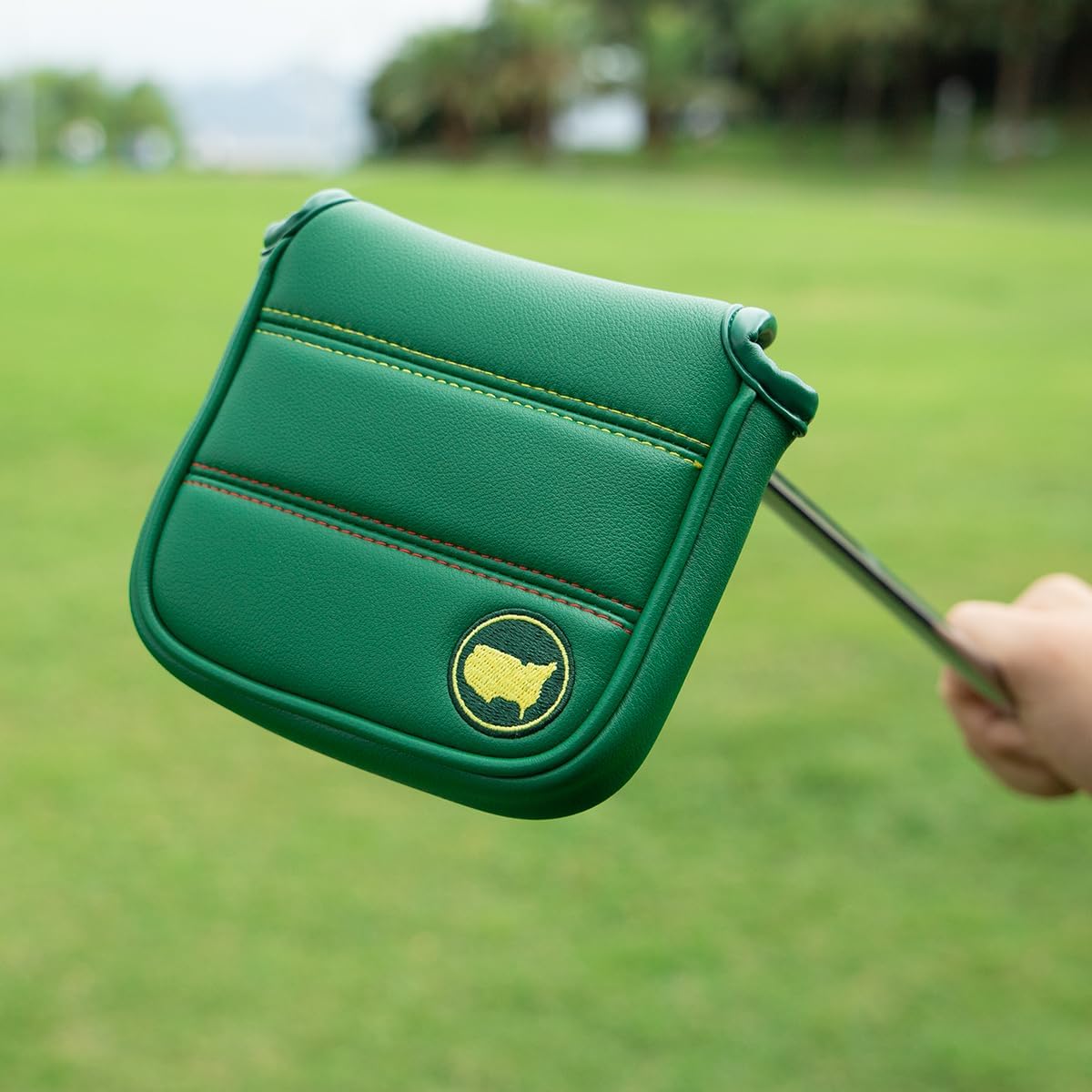 Masters Green Mallet Putter Cover – Sweet Style, Soft Feel, and a Hole-in-One Fit! 🍦🏌️‍♂️