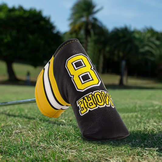 Premium Faux Leather Putter Cover (Gilmore- Blade） – Durable, Soft, and Stylish Headcover with Magnetic Closure for Secure Fit. Protects Your Putter from Dings and Scratches