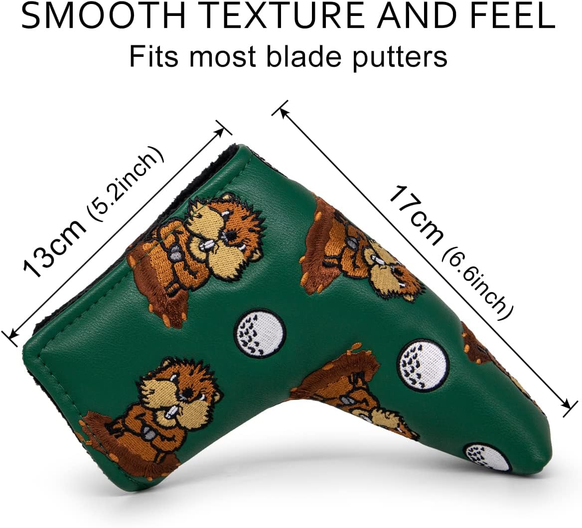 Capybara Blade Putter Cover – Sweet Style, Soft Feel, and a Hole-in-One Fit! 🍦🏌️‍♂️
