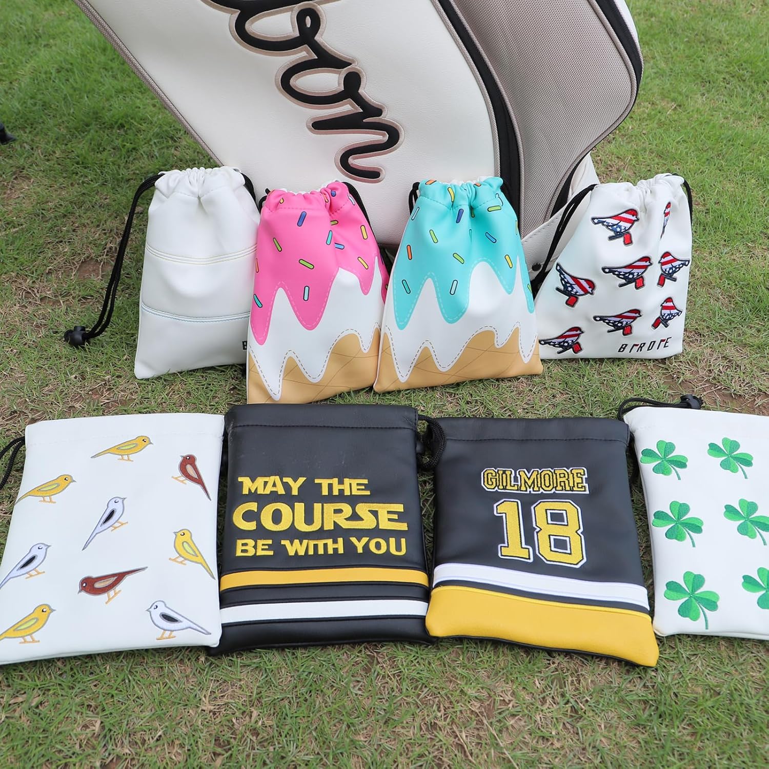 Ice Cream Golf Pouch– Bold, Stylish & Built for the Green! 🎉