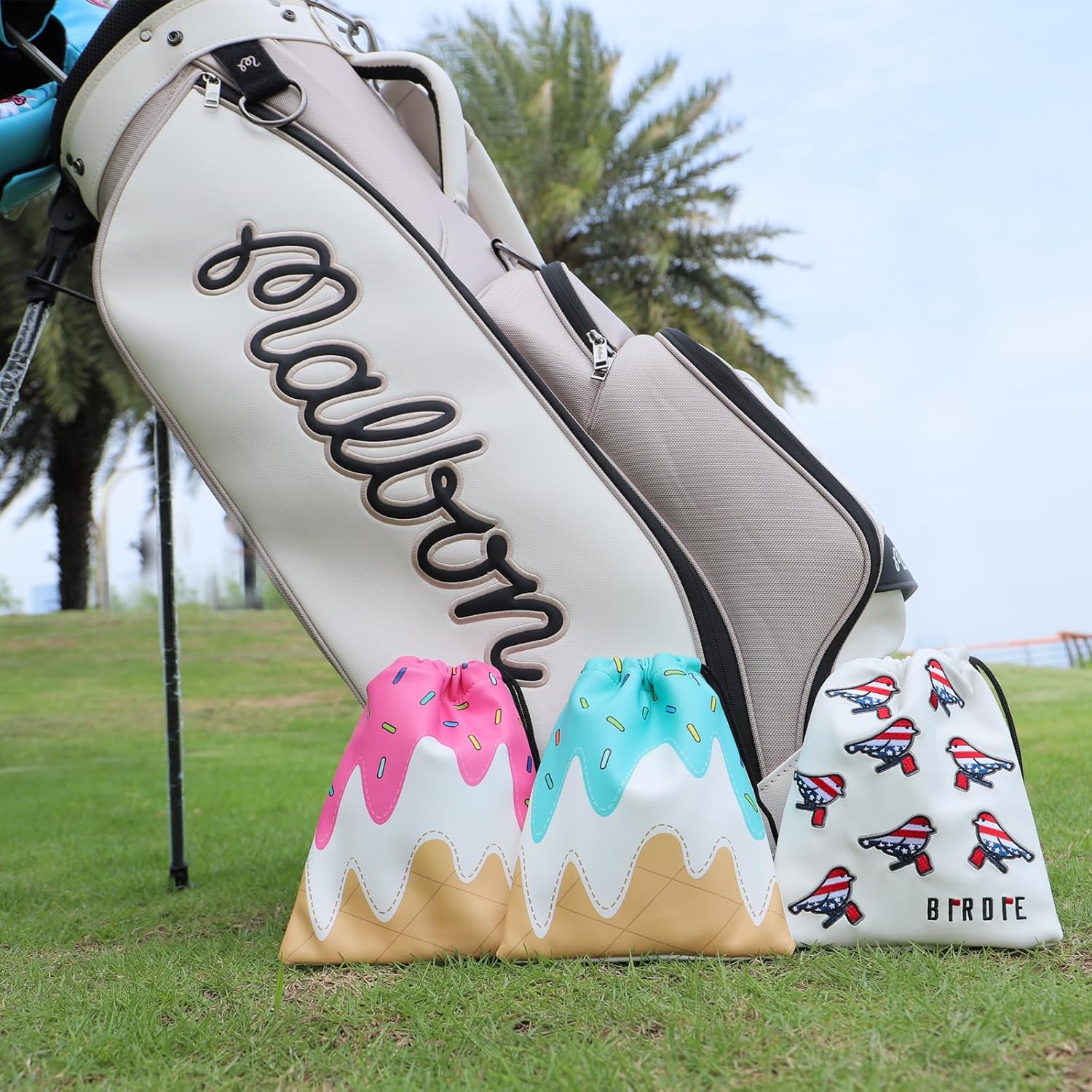 Ice Cream Golf Pouch– Bold, Stylish & Built for the Green! 🎉