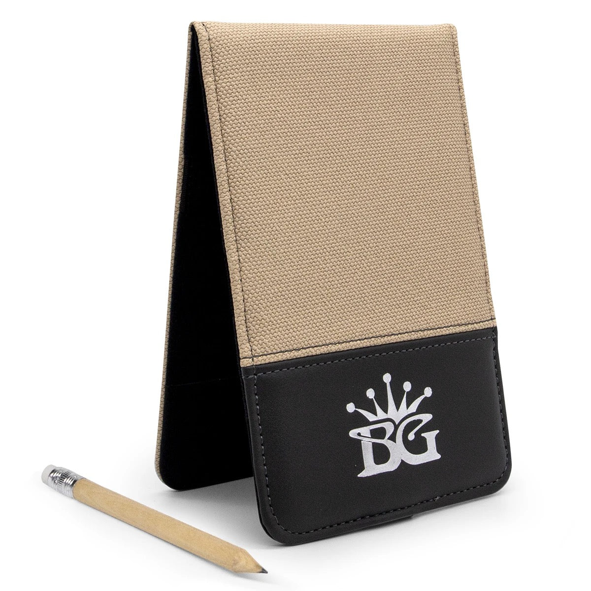 Elite Leather Golf Scorecard (BG) - Durable Synthetic Leather, Compact, Fits Standard Cards & Books