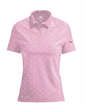 (Holiday 20%OFF) UniCaddie Premium Women‘s Golf Polo Shirts - Pink Golf Pin Flag