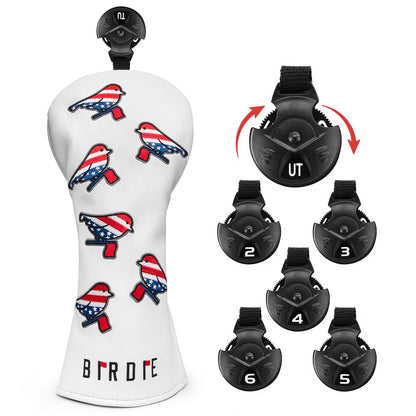 **New Arrival** Golf Club Head Covers (Birdie) – 4 options available. Premium driver, fairway wood, and hybrid covers for golfers. Durable and stylish