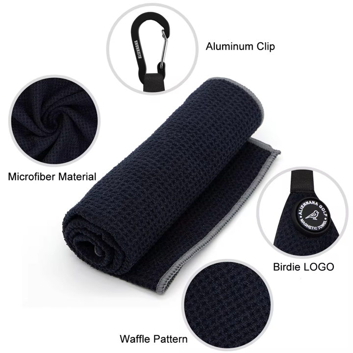 ⛳ Magnetic Microfiber Golf Towel – The Power of Clean & Convenience in One! 🎯💥