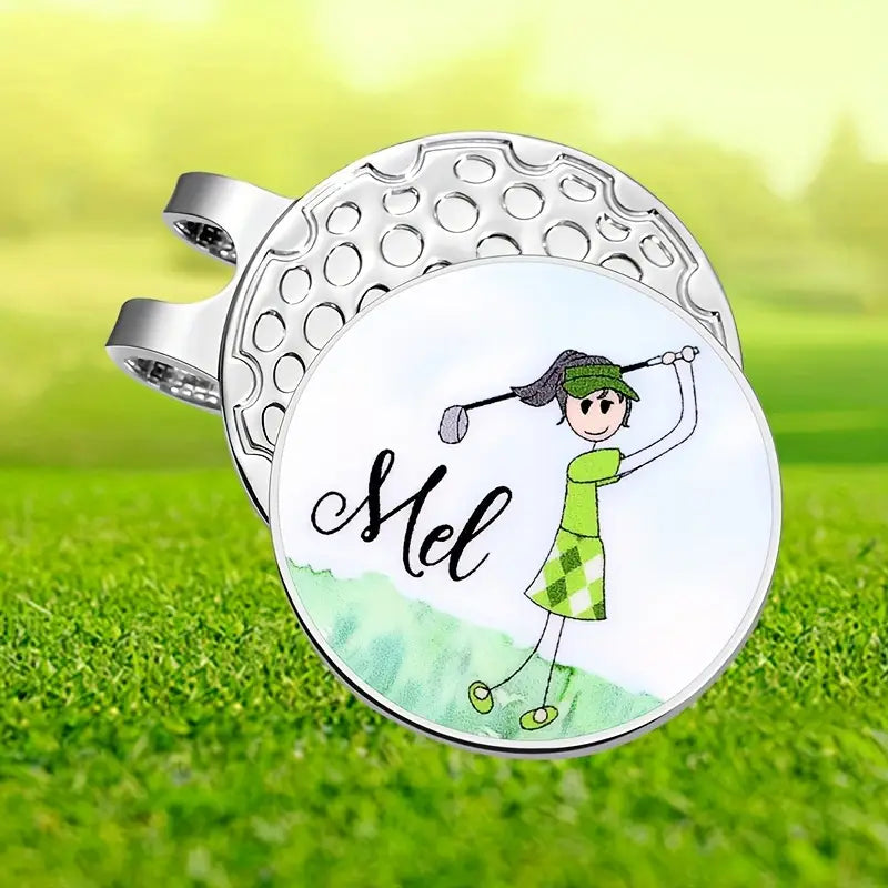 Marker with hat clip ⛳️ Miss Mel – Never Lose Your Marker Again! 🎯